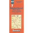 Michelin Germany Midwest Map No. 417 (Michelin Maps and Atlases) by Michelin Travel Publications