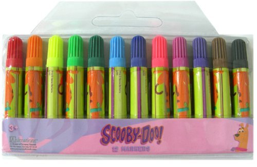 Childrens Toyshop  Toys : WB Scooby Doo Drawing Markers (12 Pcs Set)
