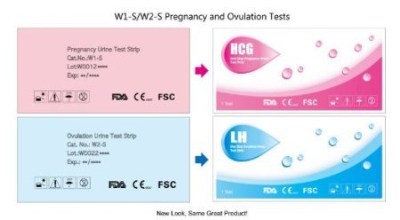 Combo 50 (LH) Ovulation & 20 (HCG) Pregnancy Test Strips (2) On Sale