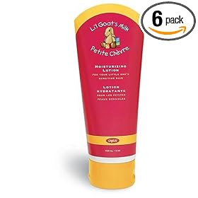 Canus Li'l Goat's Milk Moisturizing Lotion, 5-Ounce Tubes (Pack of 6)