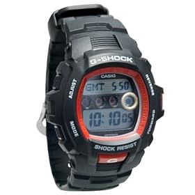 Casio G-Shock Vibration Watch - Black w Red