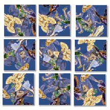 B Dazzle Fairies Scramble Squares 9 Piece Puzzle