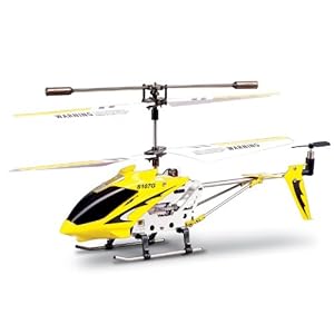 Syma 2nd Edition S107 S107G New Version Indoor Helicopter (Yellow)
