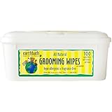 Earthbath All Natural Hypo-Allergenic and Fragrance-Free Grooming Wipes, 100 Wipes