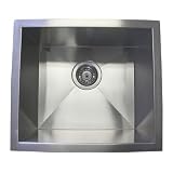 Buy 17 Inch - Zero Radius Design 16 Gauge Stainless Steel Undermount Single Bowl... by CBath