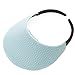 The No Headache Midsize Womens Sun Visor Hat (Aqua Dot)