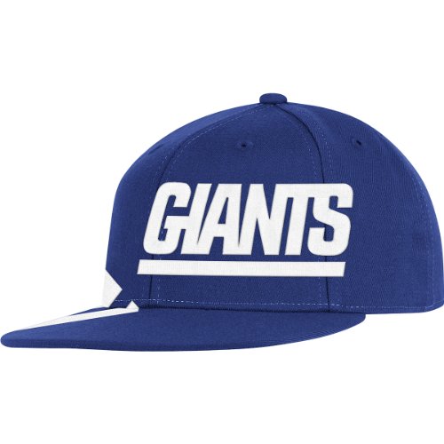 Reebok New York Giants Big Logo Flat Visor Flex Hat Small/Medium