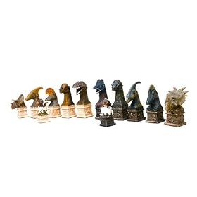 Dinosaur Chessmen by John N. Hansen