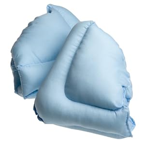 Duro-Med Comfort Heel Pillow with Fiber Fill and Polyester/Cotton Cover