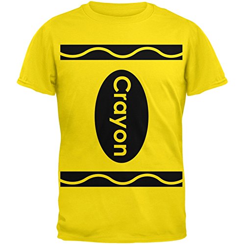 Halloween Crayon Costume Yellow T-Shirt