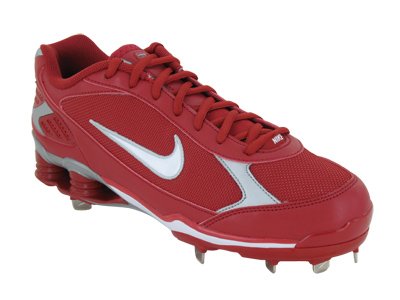 Nike Men's NIKE SHOX FUSE METAL BASEBALL CLEATS