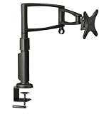 Image of Review Buy US V7 DS1DA Dual Arm Hydraulic Desk LCD Mount, Black (Up to 30 lbs) Title Postfix US, V7 MOUNTS AND STANDS DS1DA