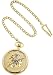 Stuhrling Original Men's 617.PK331 Special Reserve Montres De Poche Avignon Mechanical Skeleton Goldtone Pocket Watch