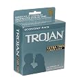 Trojan Ultra Thin Latex Condoms, Primium Lubricant, 36-Count Boxes (Pack of 2)
