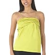 Go International® Draped Tube Top - Distant Lime