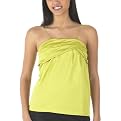 Go International® Draped Tube Top - Distant Lime