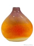 Heavy Art Glass Hand Blown Vase Centerpiece