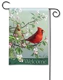 Spring Pair Garden Flag