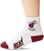 NBA Miami Heat Men's Quarter Socks, Large, White