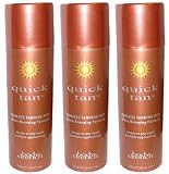 Body Drench Quick Tan * 3 - Pack * Instant Self-tanning Spray * 6 Oz Can