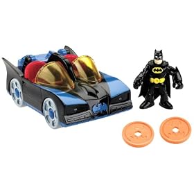Imaginext DC Superfriends Batman Batmobile with Lights