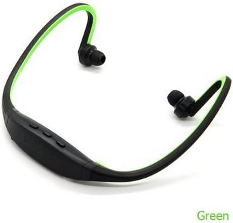 KFly Sports Wireless Headset Bluetooth Headphone Earphone for Sony, Nokia Lumia 920, HTC etc - Supports Wireless Music Streaming and Hands-free Calling (Black & Green)
