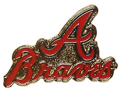 Atlanta Braves Primary Plus Logo Pin