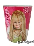 Disney Hannah Montana Pink Secret Star Waste Basket - Trash Can