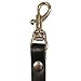 3/8” Black Top Grain Leather Cross Body Skinny Thin Replacement Purse Strap