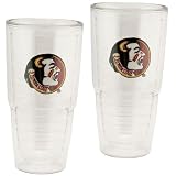 Tervis Tumbler Florida State Seminoles (FSU) 2 Pack 24 oz Team Logo Tall Tumbler Cups