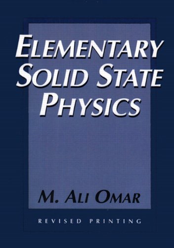 Elementary Solid State Physics: Principles and Applications