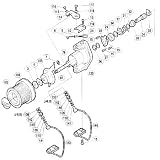 シマノ(SHIMANO) 95 スーパーエアロ 5000 パーツ:スプール座金(部品NO3) 01105