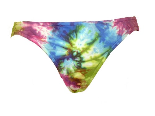 Lucky Brand Fox Blue/Green Tie-Dye Swimsuit-bottoms S