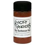 Sticky Fingers Dry Rub BBQ, 2.5-Ounce (Pack of 6)