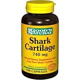 Natural Shark Cartilage 740mg - 100 caps.