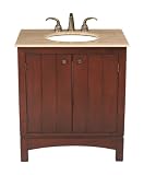 LUXExclusive Country Single Sink 36'' Wood