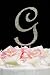Swarovski Crystal Monogram Wedding Cake Topper Large Letter G