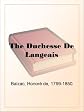 The Duchesse de Langeais