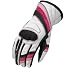 Teknic Venom Ladies Leather Gloves - White/Black/Royal/Baby Blue - Extra Large