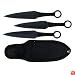 Maxam 3pc 6-1/2 in Throwing Knives in Nylon Sheath