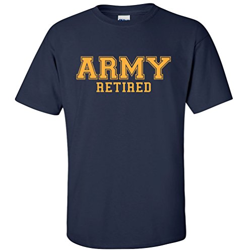 Army Retired GOLD Logo Short Sleeve T-Shirt