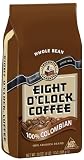 41D6vN05nXL. SL160  Eight OClock Coffee, 100% Colombian Whole Bean, 33 Ounce Bag