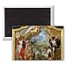 Allegory of the Power of Great Britain by.. - 3x2 inch Fridge Magnet - large magnetic button - Magnet