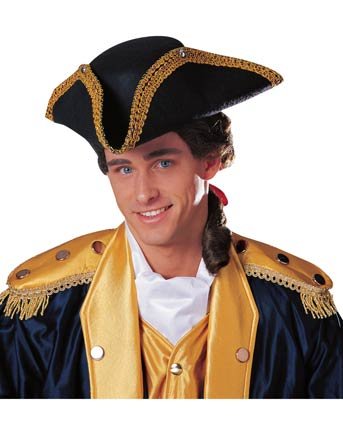 Deluxe Colonial Tricorn Hat Adult