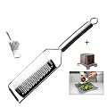 Microplane Reiben - Professional Serie 38000 - Set K�chenreibe ganz aus Edelstahl + Fingerschutz - fein/Gew�rze - 38004+