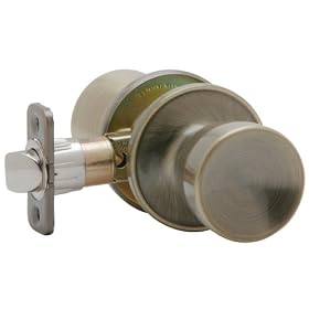 Dexter by Schlage J10VBYR609 Byron Passage Knob, Antique Brass by Schlage