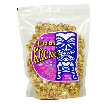 Toffee Caramel Popcorn w/Macadamia Nuts and Coconut Flakes