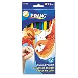 Prang 22120 - Prang Colored Wood Pencil Set, 3.3 mm, 12 Assorted Colors, 12 Pencils/Set-DIX22120