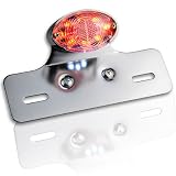 12V LED Motorcycle Brake Tail Hazard Light Lamp Integrated Black Number License Plate... by Astra Security&node=15684181