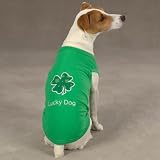 St. Patrick's Day Dog Shirt - Lucky Dog Irish Dog Tank Top - Large